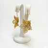 Aretes Flor de Guayacán Dorado