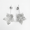 Aretes Flor de Guayacán Dorado