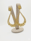 Aretes Gota de Rocío Dorada