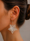 Aretes Flor de Guayacán Dorado