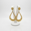 Aretes Gota de Rocío Dorada
